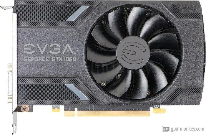 EVGA GeForce GTX 1060 GAMING (Single Fan) 3GB