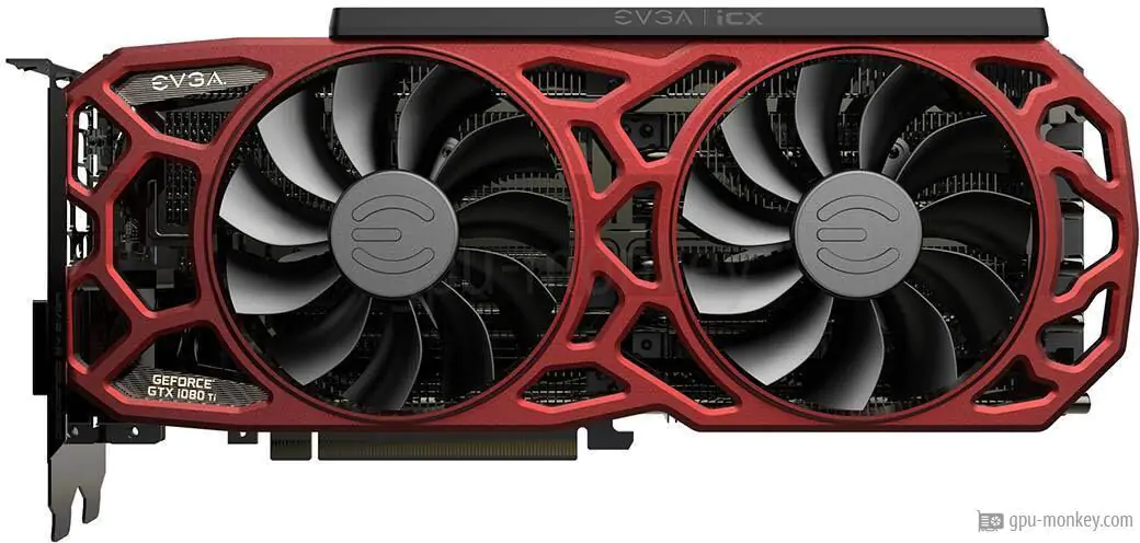 EVGA GeForce GTX 1080 Ti SC2 ELITE GAMING RED