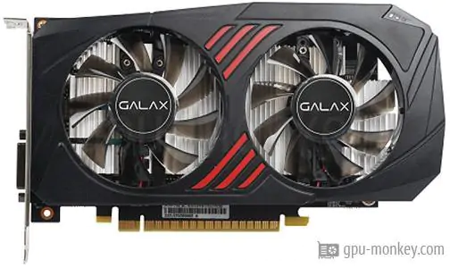 GALAX GeForce GTX 1050 Ti (1-Click OC)