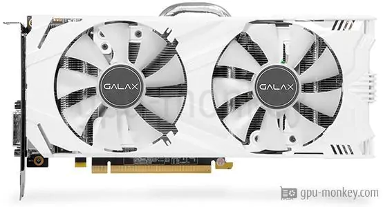 GALAX GeForce GTX 1060 EXOC White 6GB