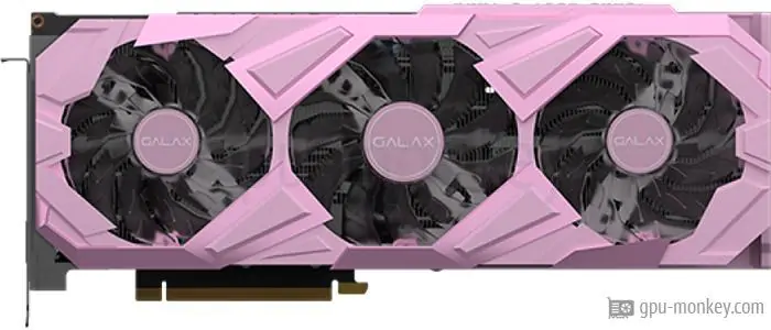 GALAX GeForce RTX 3080 EX Gamer Pink (1-Click OC)