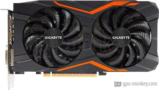 GIGABYTE GeForce GTX 1050 G1 Gaming 2G