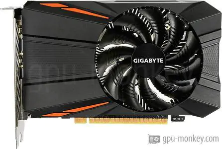 GIGABYTE GeForce GTX 1050 Ti D5 4G
