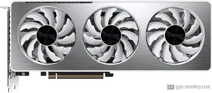 GIGABYTE GeForce RTX 3060 Vision OC 12G (rev. 2.0) LHR