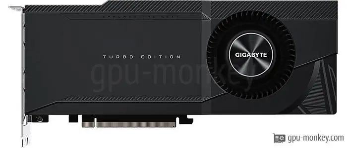 GIGABYTE GeForce RTX 3080 TURBO 10G (rev. 2.0) LHR