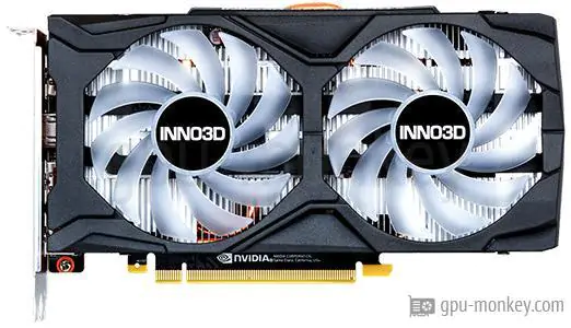 INNO3D GeForce GTX 1660 TWIN X2 OC RGB