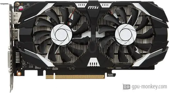 MSI GeForce GTX 1050 2GT OCV1