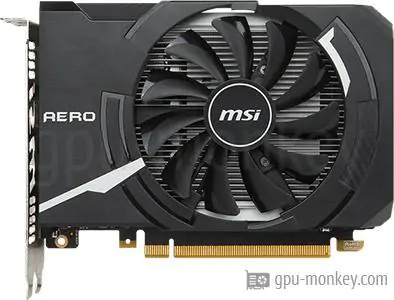 MSI GeForce GTX 1050 Ti AERO ITX 4G OC