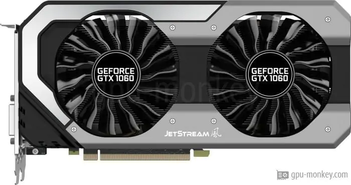 Palit GeForce GTX 1060 Super JetStream 6GB