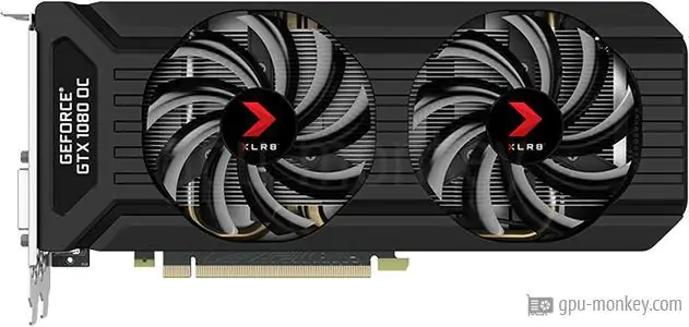 PNY GeForce GTX 1080 XLR8 Gaming OC Twin Fan
