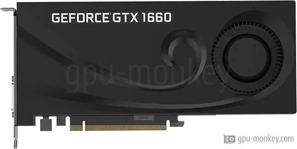 PNY GeForce GTX 1660 6GB Blower