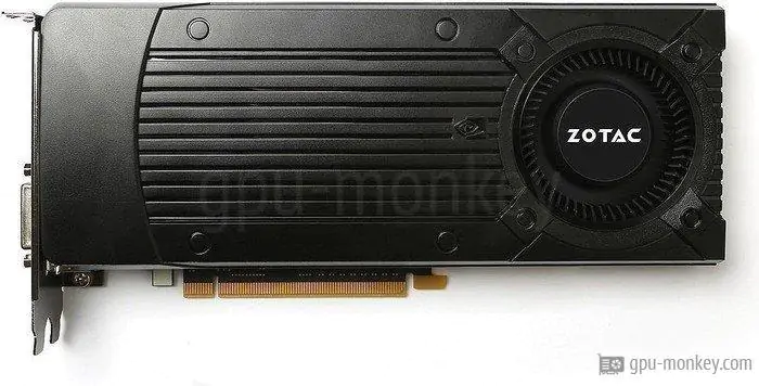 ZOTAC GeForce GTX 1060 OEM 6GB